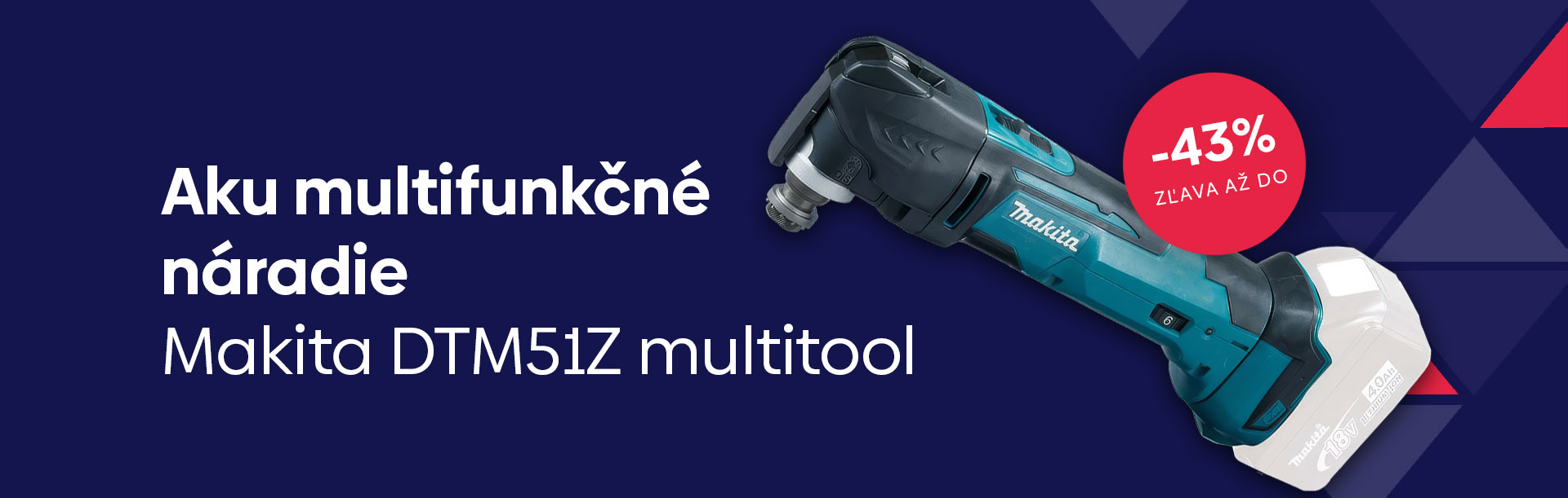 Aku multifunkčné náradie Makita DTM51Z